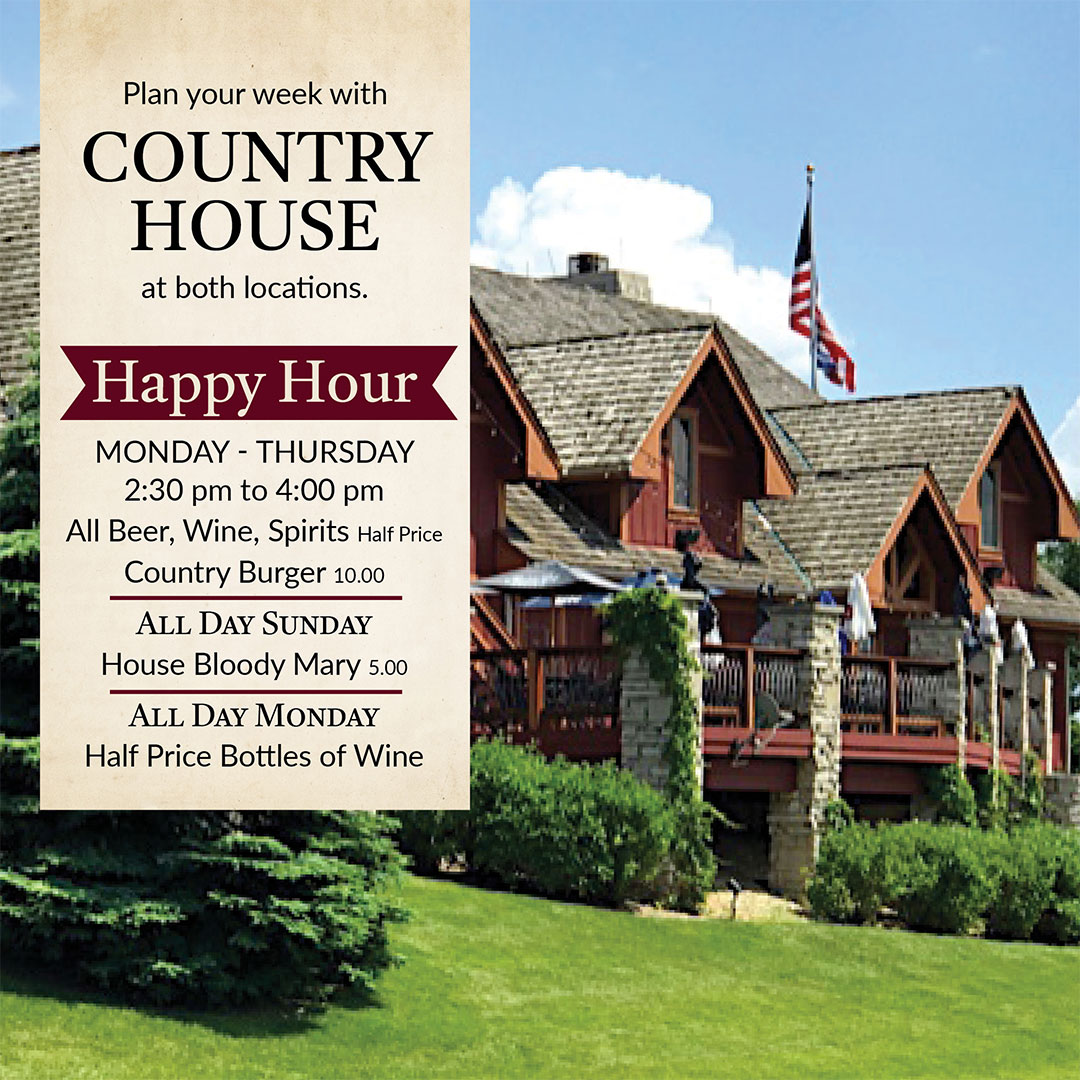 Country House Happy Hour Social Media Post