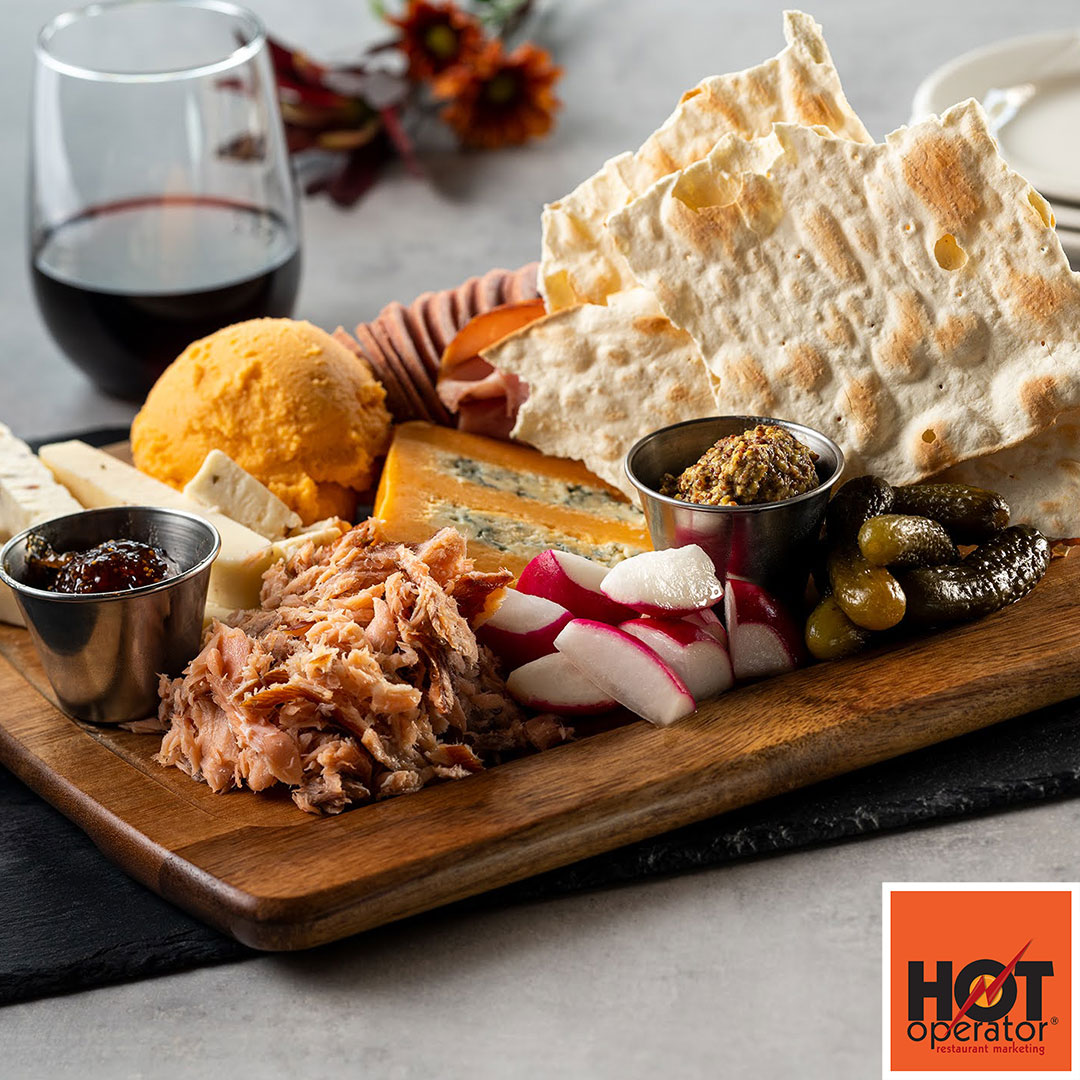 HotOperator charcuterie board with comfort options