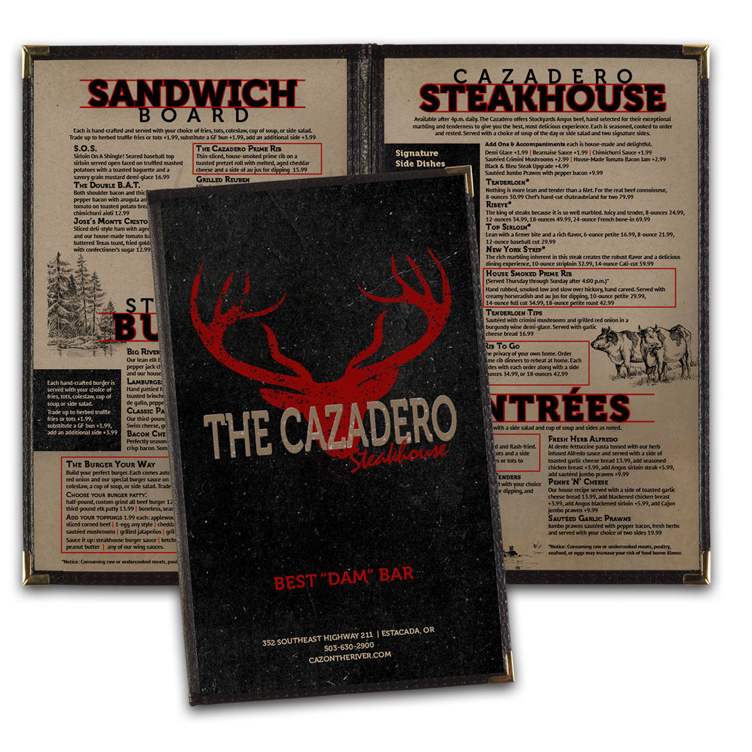 Menu design emphasizing storytelling and high-profit items